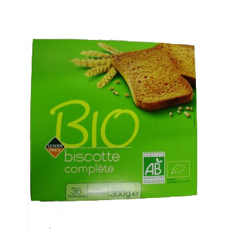 BISCOTTE COMPLETE 36 TRANCHES BIO (300G)