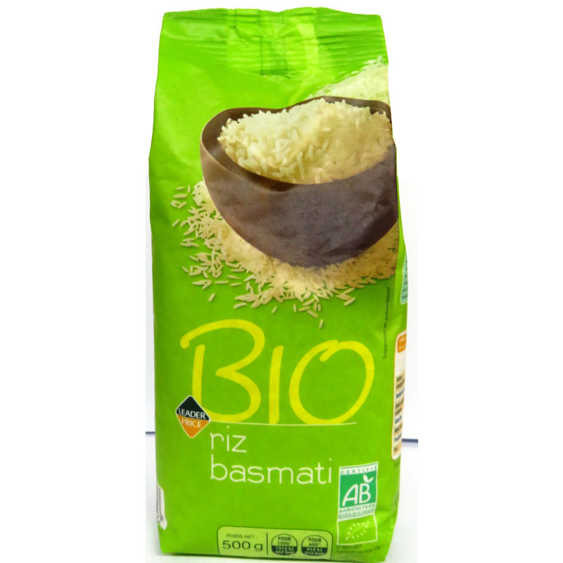 RIZ BASMATI BIO (500G)
