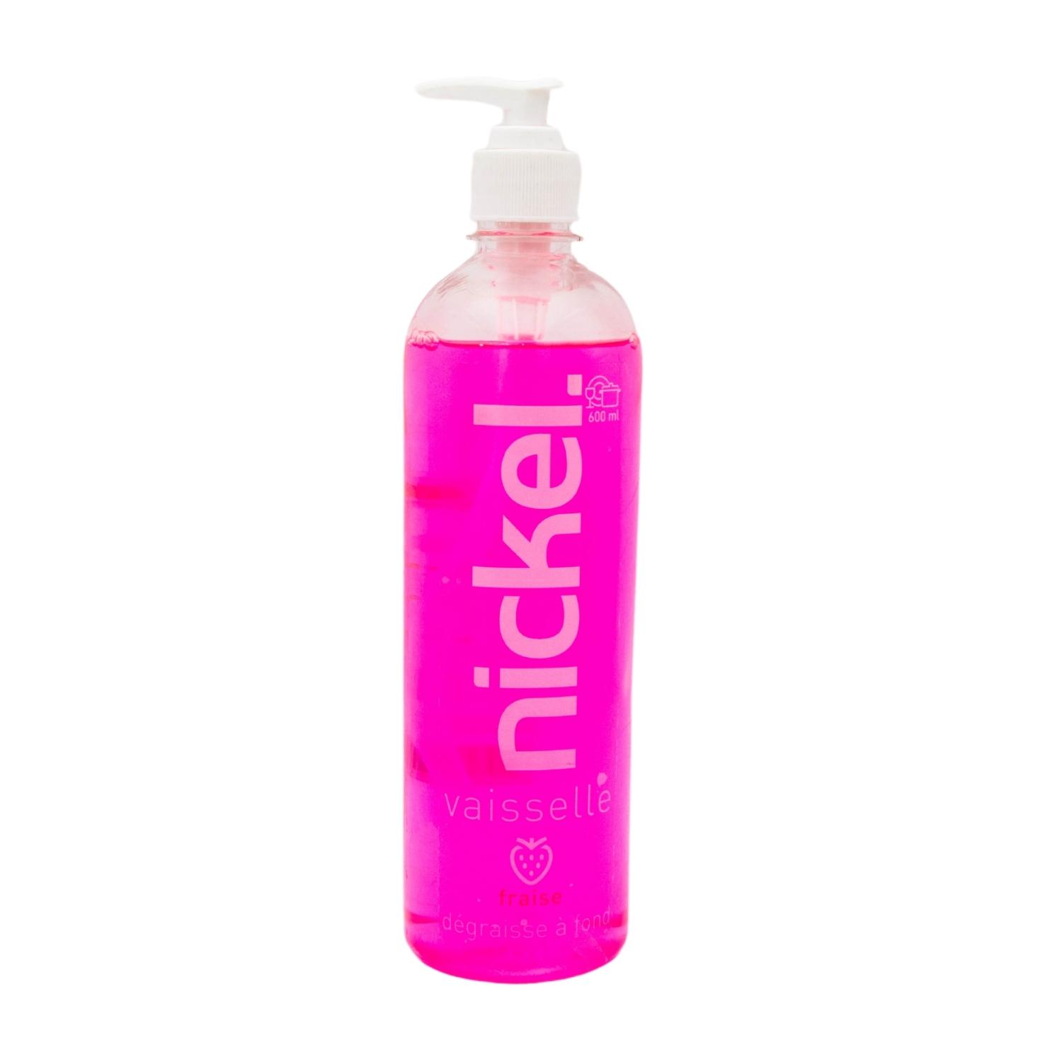 LIQUIDE VAISELLE NICKEL 600ML FRAISE