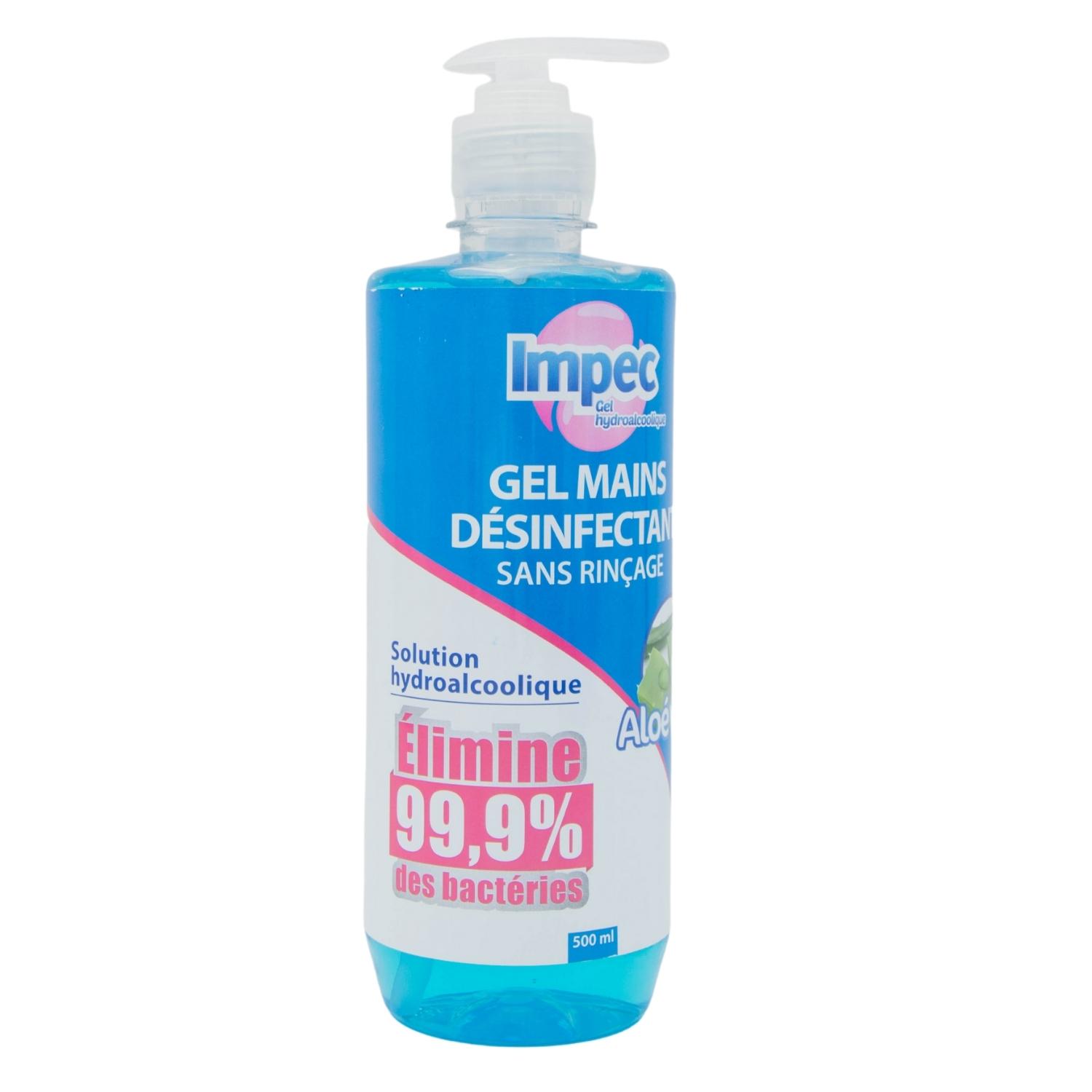 IMPEC GEL HYDROALCOOLIQUE 500ML