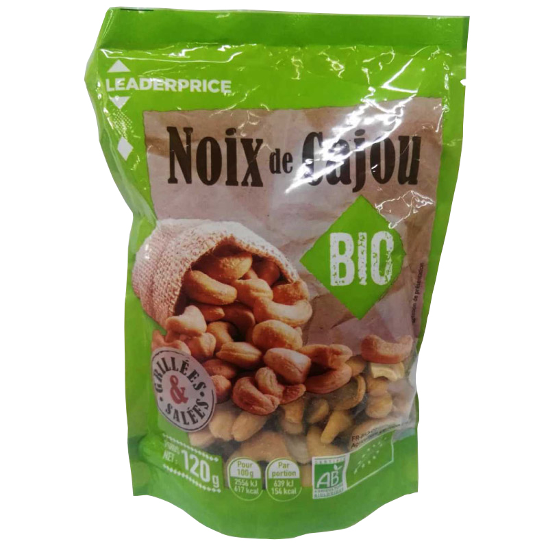 NOIX DE CAJOU BIO 120GRS