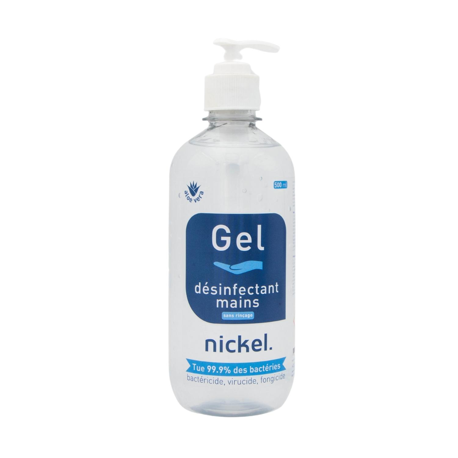 GEL DESINFECTANT MAINS A L ALOE VERA 500ML