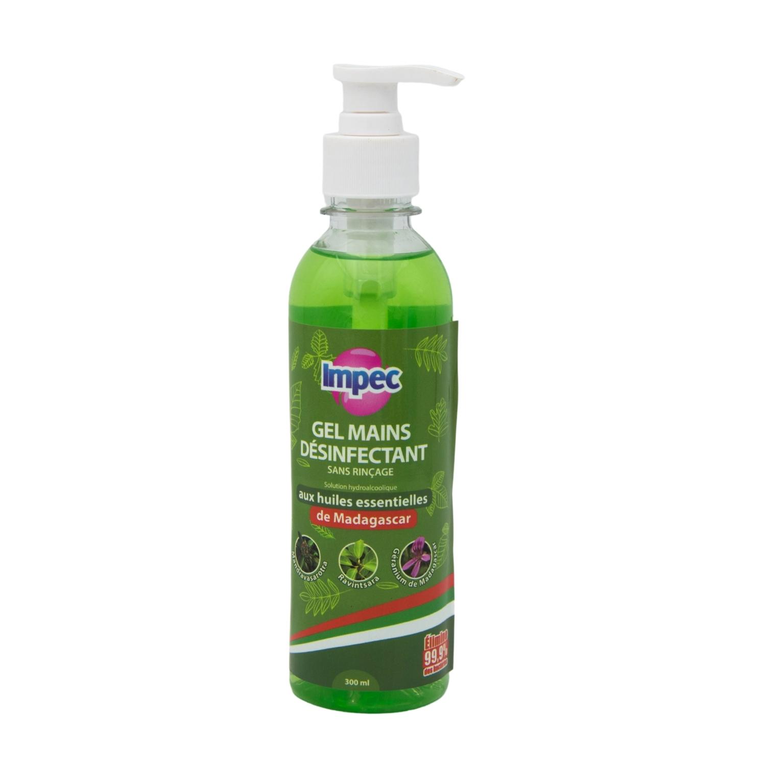 IMPEC GEL MAIN HYDROALCOOLIQUE HE 300ML