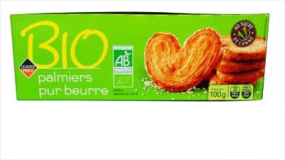 PALMIERS PUR BEURRE BIO 100G
